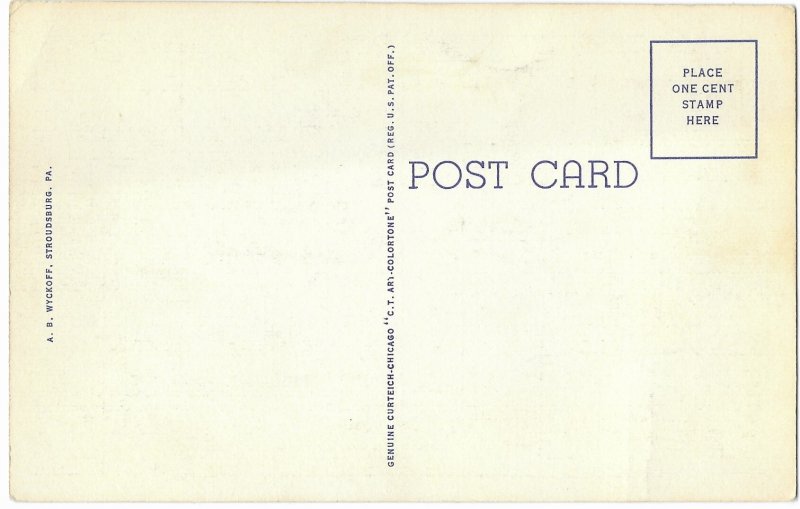 Big Letter Greetings from Delaware Water Gap