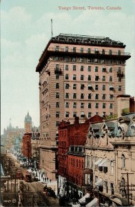 Yonge Street Toronto Ontario ON Unused Valentine & Sons Postcard H9