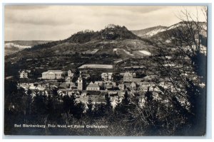 1930 Bad Blankenburg Thur Forest With Ruin Greifenstein RPPC Photo Postcard