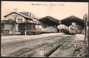 CPA - 47 MARMANDE . LA GARE . LES QUAIS