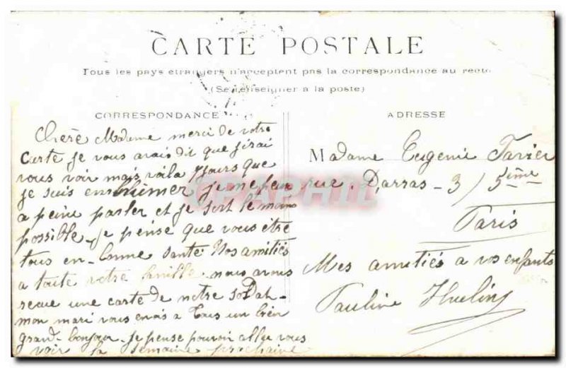 Paris - 12 - North Station - Old Postcard