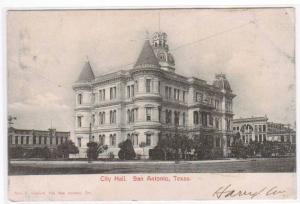 City Hall San Antonio Texas 1906 postcard
