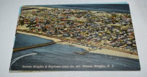 Seaside Heights & Bayfront from the Air Seaside Heights NJ Postcard Tichnor Bros