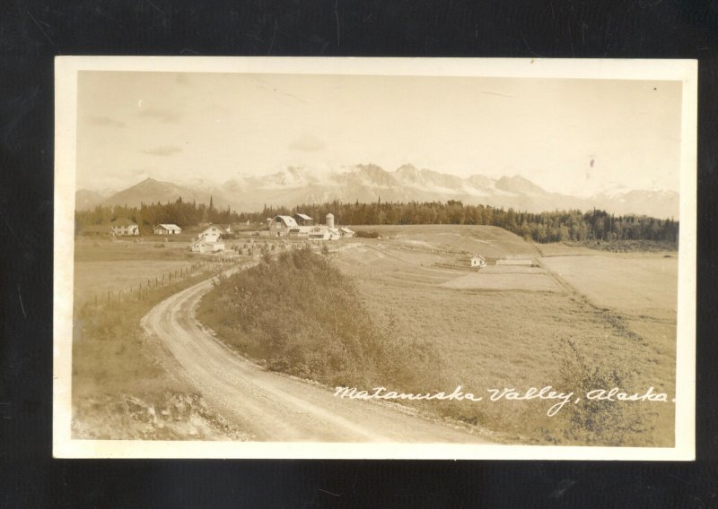 RPPC MATANUSKA VALLEY ALASKA VINTAGE REAL PHOTO POSTCARD