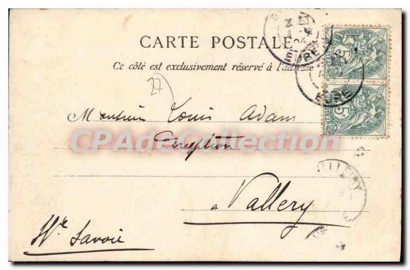 Postcard Old Menilles Eure And La Prairie