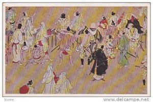 A Painting On The Side Panel Of The Jodan-No-Ma Of The Audience Halls, Japan,...