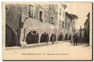 Old Postcard Judaica Jewish Quarter Saint Maximin Jewry