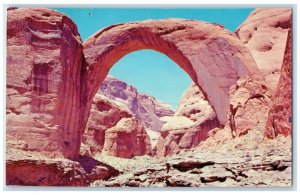 1980 Rainbow Natural Bridge Arch Lake Powell Southern Utah UT Vintage Postcard