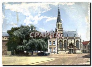 Modern Postcard Montreuil sur Mer Pas de Calais Hotel God and the Chapel