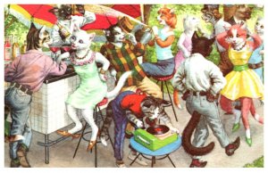 Cats  Outdoor Dance Party   Alfred Mainzer no. 4973