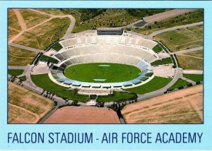 CO, Colorado AIR FORCE ACADEMY~FALCON FOOTBALL STADIUM Aerial View 4X6 Postcard