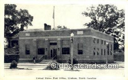 Graham, NC USA Post Office Unused 