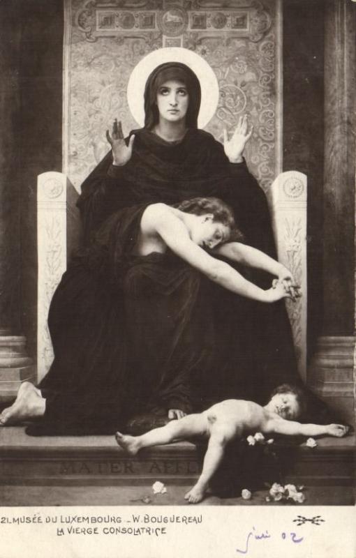 CPA Musée du Luxembourg W. BOUGUEREAU - La Vierge Consolatrice (307863)