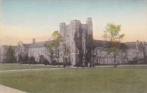 North Carolina Durham Duke University Union Building Handcolored Albertype