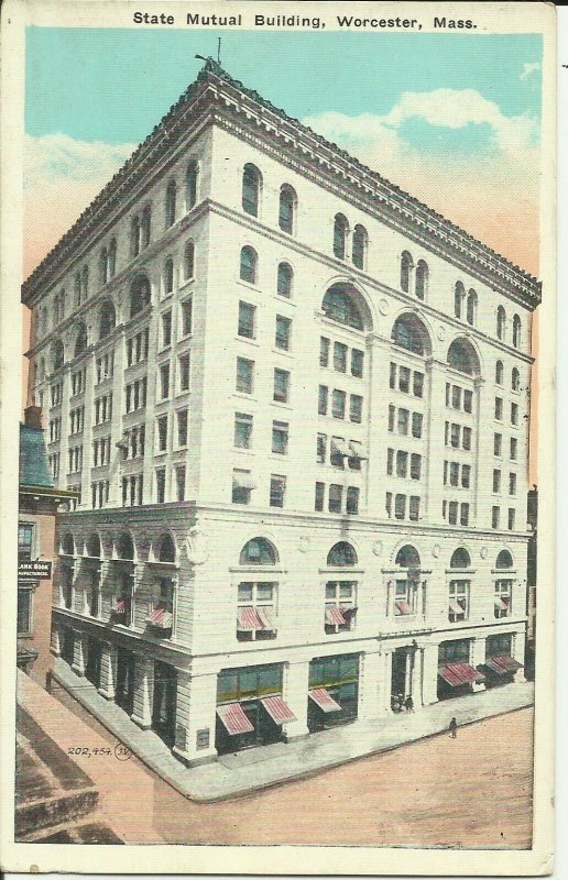 Worcester,, Mass., State Mutual Building