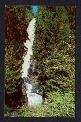 WA Rainbow Falls near STEHEKIN WASHINGTON Postcard PC