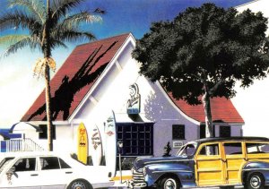 Restaurant Advertising~WAHOO'S FISH TACO Modern OVERSIZE Roadside 4¼ X6 Postcard