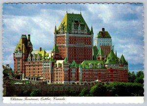 Chateau Frontenac, Quebec City Canada, Chrome Postcard #1, NOS