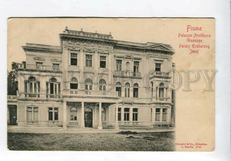 3158483 Croatia Rijeka FIUME Palace Palazzo Arciducca Giuseppe