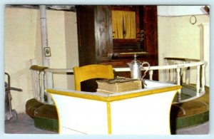 SITKA, Alaska AK ~ Furnishings from FINNISH LUTHERAN CHURCH c1960s-70s Postcard