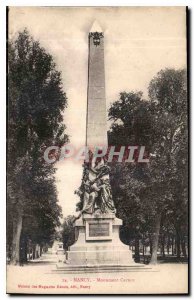 Old Postcard Nancy Monument Carnot