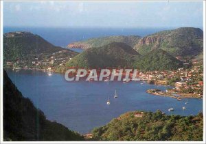 Postcard Modern Colors of Guadeloupe top of ground bay