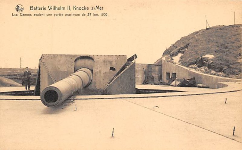 Batterie Wilhelm II Knocke Unused 
