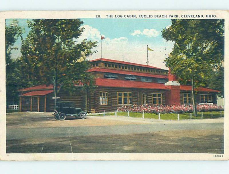 W Border Log Cabin At Euclid Beach Cleveland Ohio Oh Hk7528