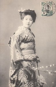 Japan culture & ethnicity Japanese Asian ethnic type geisha Indo-China TCV stamp