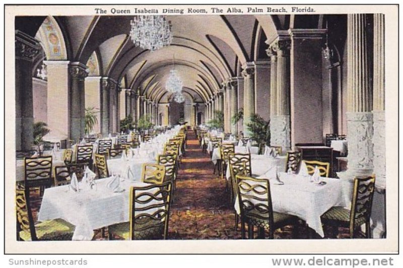 Florida Palm Beach The Queen Isabella Dining Room The Alba Palm Beach