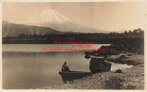 Japan, Mount Fuji, RPPC, Fujiyama The Sacred Mountain, Photo