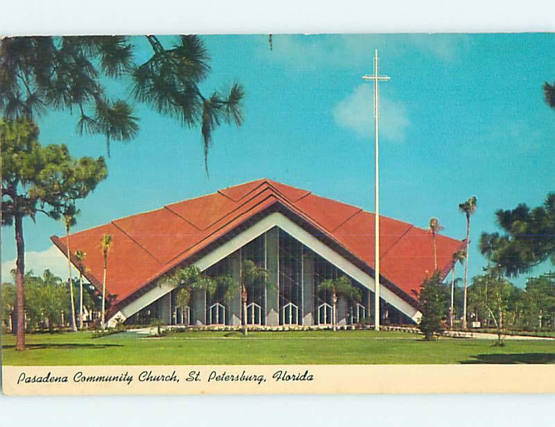 Pre-1980 CHURCH SCENE St. Saint Petersburg Florida FL p4390