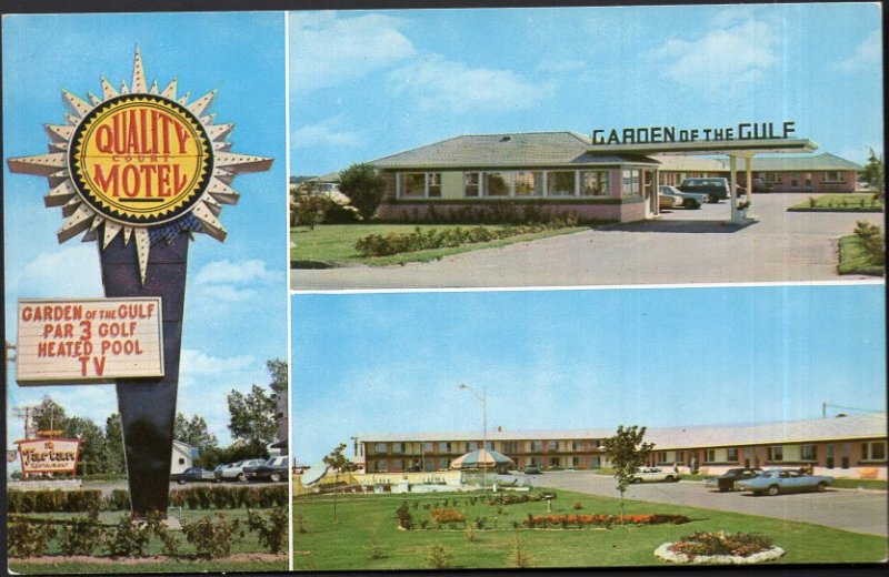 Prince Edward Island SUMMERSIDE Garden of the Gulf Court and Motel pm1964