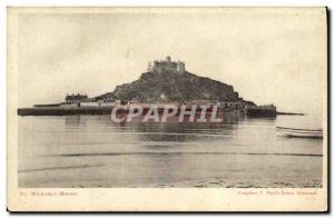 Postcard Old St Michael's Mount