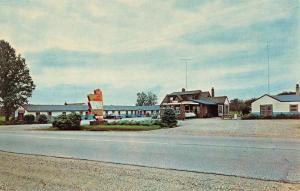 Goodells Michigan Felixs Motel Street View Vintage Postcard K59510 