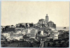 Postcard - El pueblo y Es Cucurucu - Cadaqués, Spain