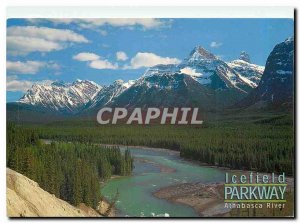 Postcard Modern Icefield Parkway Athabasca River