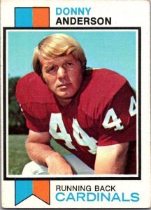 1973 Topps Football Card Donny Anderson St Louis Cardinals sk2585