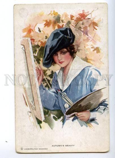 149018 Autumn's Beauty PAINTER by FISHER Vintage R&N 837 PC