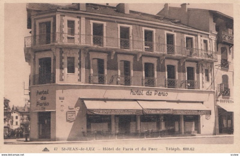 St JEAN-de-LUZ, France , 00-10s ; Hotel de Paris et du Pare