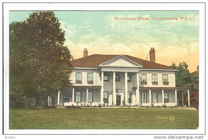 Exterior, Government House, Charlottetown,  Prince Edward Island, Canada, 00-10s