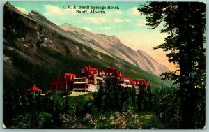 Banff Hotel Alberta Canada UNP Unused DB Postcard G9