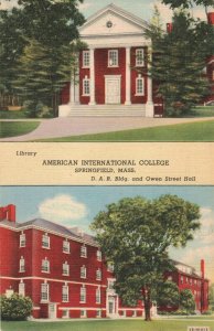 American International College Springfield Mass. Postcard 2T5-501