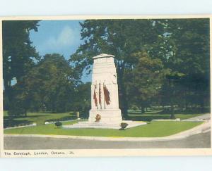 Unused 1930's CENOTAPH MONUMENT London Ontario ON F2407