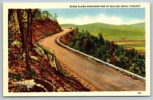 Virginia  Skyline Drive   Postcard