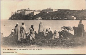 France Cannes Ile Sainte Marguerite le Fort Vintage Postcard C065