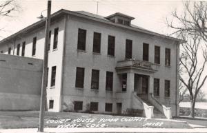 D31/ Wray Colorado Co Real Photo RPPC Postcard c40s Yuma County Court House