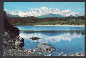 New Zealand Color Photo Card. Southern Alps, Westland.