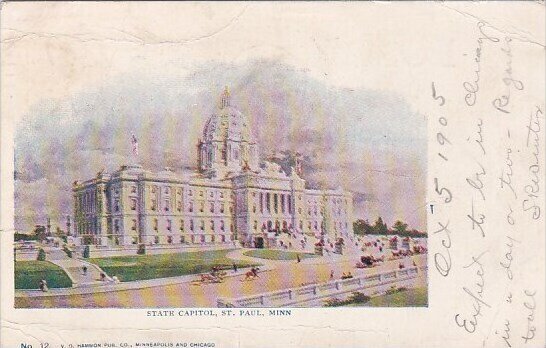 Saint Paul Minnesota State Capitol 1905