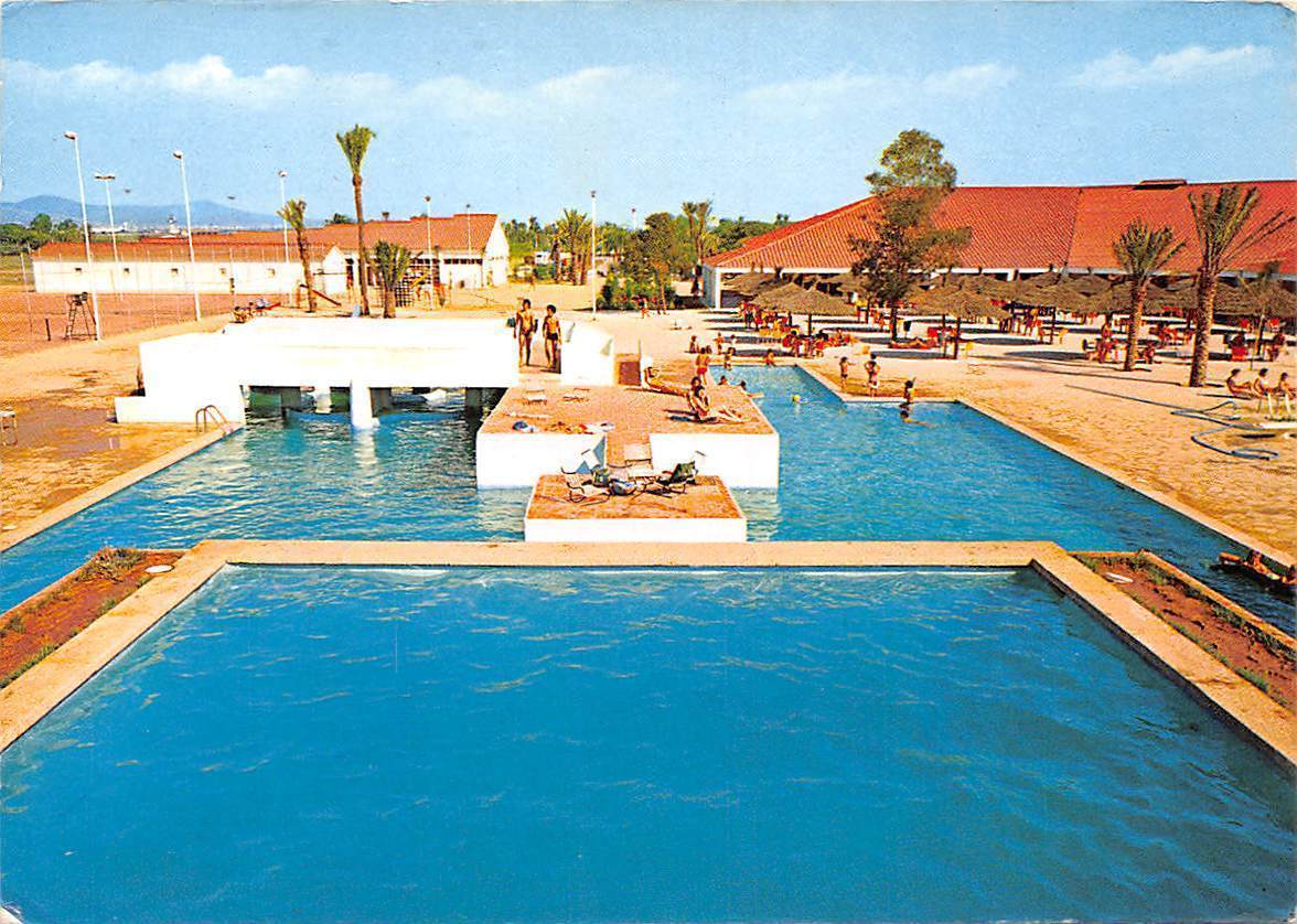 Spain Cala Gogo Camping Caravaning Barcelona El Prat Swimming Pool Europe Spain Other Postcard Hippostcard